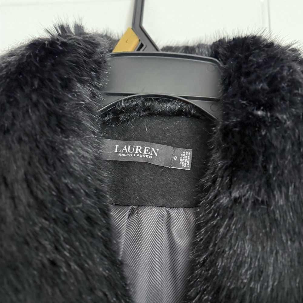 Ralph Lauren Black Trench Coat - Picture 3 of 8